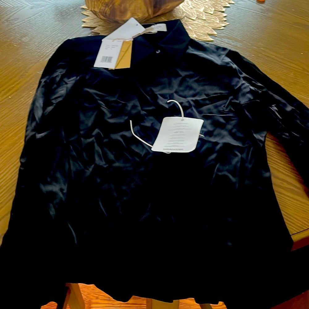 Michael Kors Collection Black Blouse